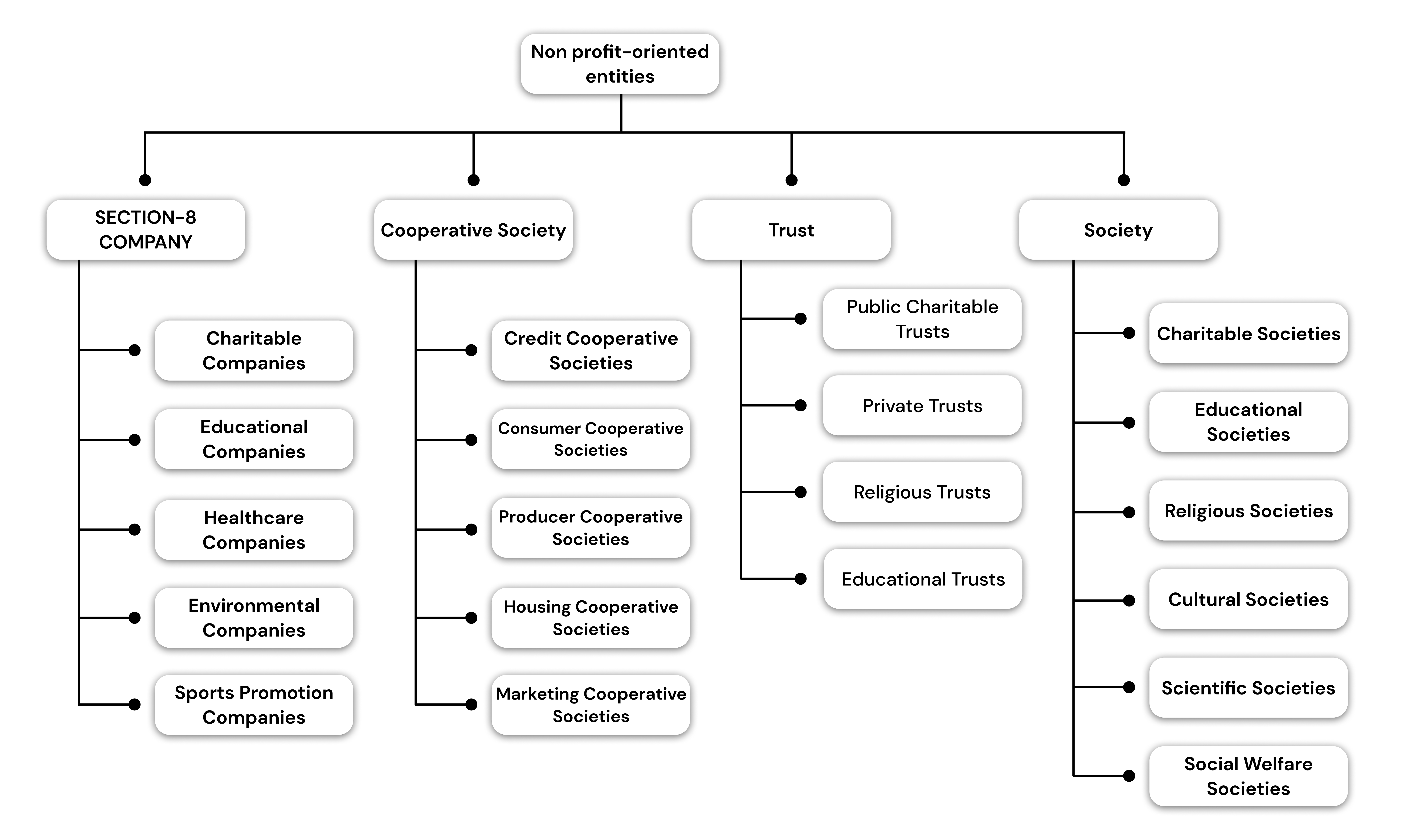 Non profit-oriented entities